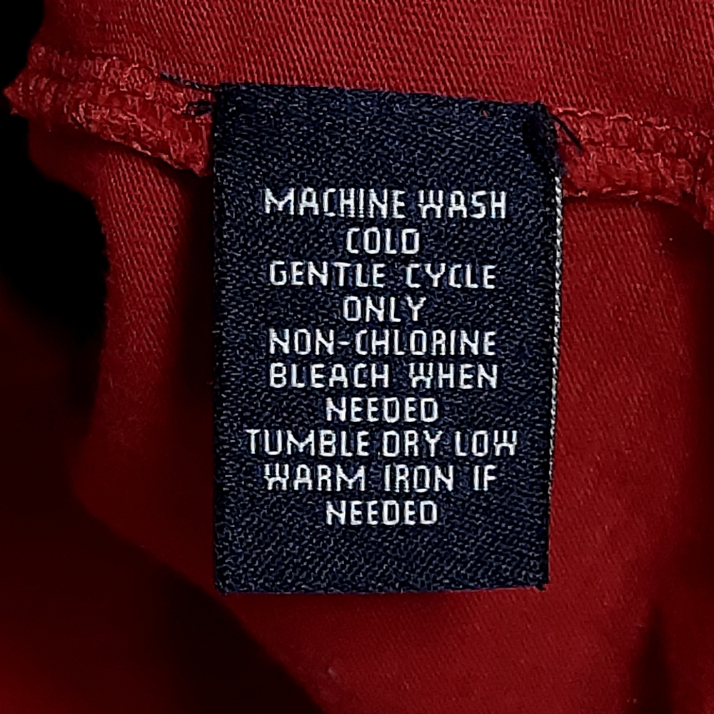 Red Chaps Classic Ruffle Blouse - Picture 5 of 8